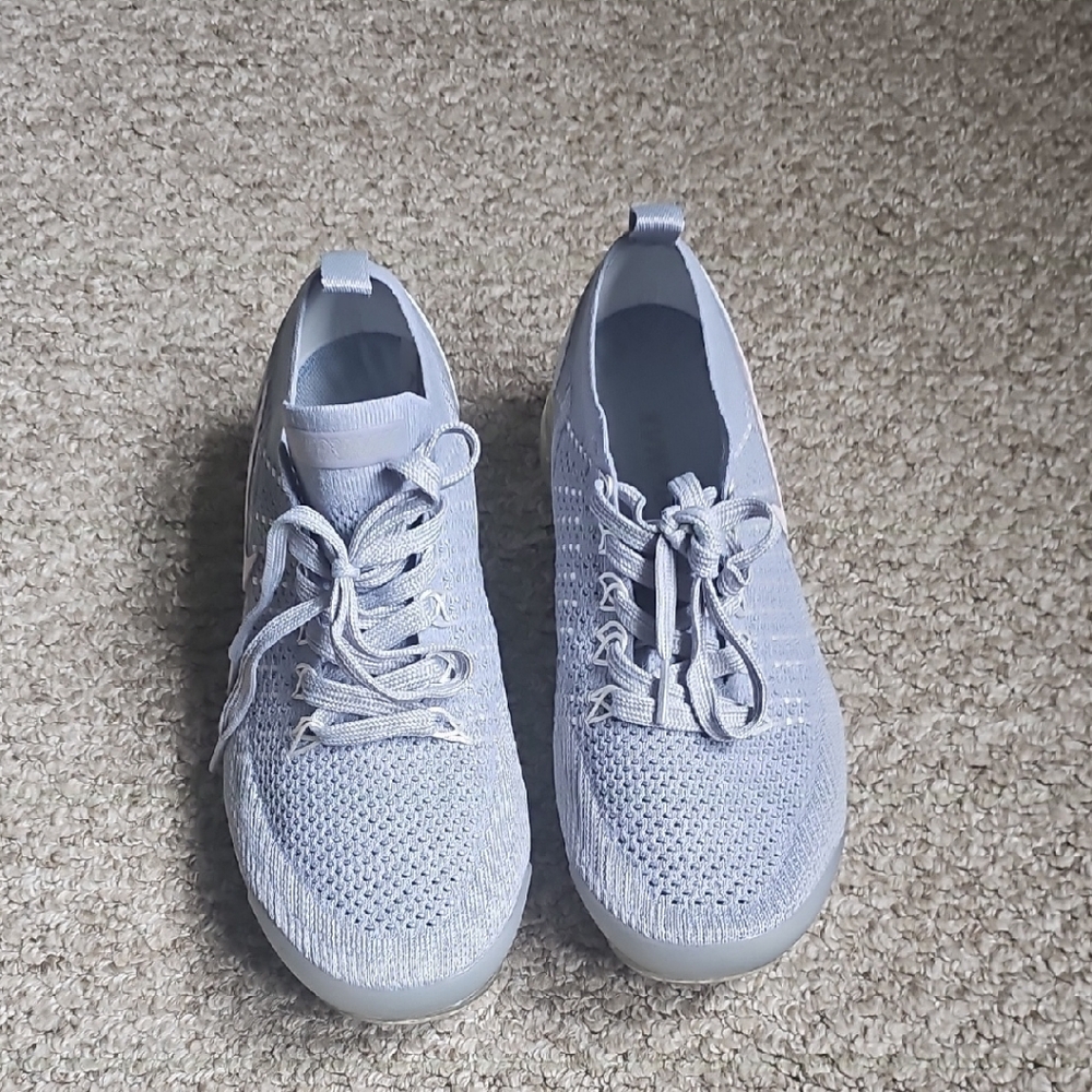 Nike Gray Sneakers with Breathable Knit Upper
